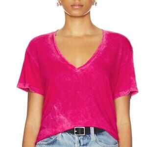 Cotton Citizen Mykonos Women's V Neck Vintage Fuchsia